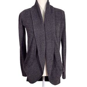 Barefoot Dreams CozyChic Lite® Circle Cardigan Black Women’s Size XS/S